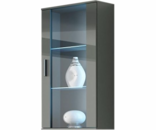 Cama hanging display cabinet SOHO grey/grey gloss