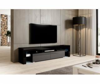 Cama TV stand TORO 200 black/grey gloss