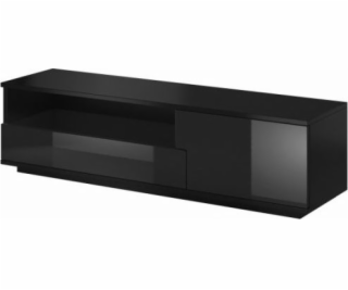 Cama TV cabinet MUZA 138/40/41 black/black gloss