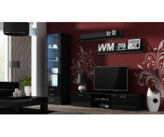 Cama TV stand SOHO 180 black/black gloss