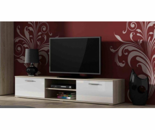 Cama TV stand SOHO 180 sonoma oak/white gloss