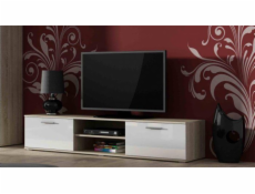 Cama TV stand SOHO 180 sonoma oak/white gloss