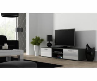 Cama TV stand SOHO 180 grey/white gloss