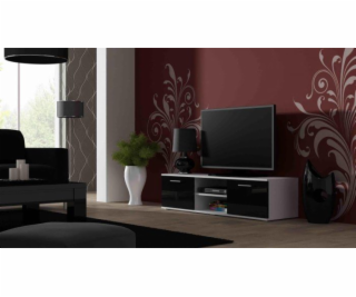 Cama TV stand SOHO 140 white/black gloss