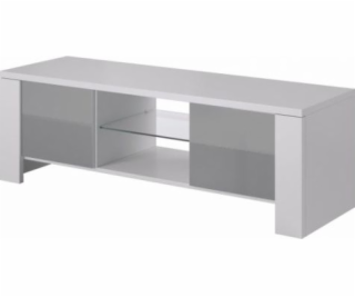 Cama TV stand WEST 42/130/42 white/grey gloss