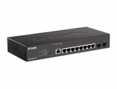 D-Link DGS-2000-10P network switch Managed L2/L3 Gigabit Ethernet (10/100/1000) Power over Ethernet (PoE) 1U Black