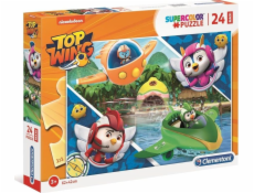 Puzzle 24 elementy Maxi Super Kolor Top Wing