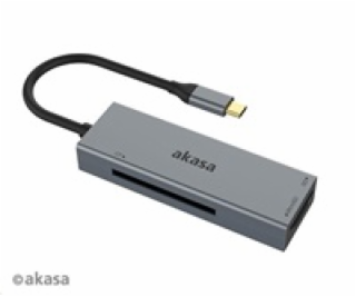 AKASA čtečka karet AK-CR-09BK 3-in-1 (CF, SD, microSD), e...