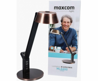 MAXCOM ML4400 LUMEN, Stolová LED lampa, USB, meden