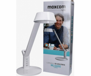 MAXCOM ML4400 LUMEN, Stolová LED lampa, USB, biela