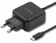 Nabíjačka Qoltec 5V | 2,4A | 12W | Micro USB | Čierna