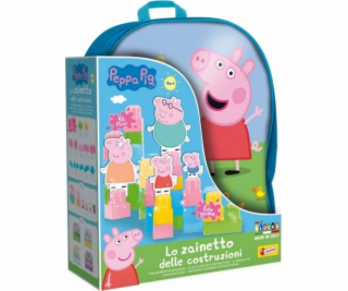 Lisciani LEAVES PIG PEPPA BATOH SO STAVEBNÝMI BLOKMI