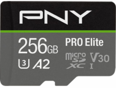 PNY PRO Elite microSDXC 256GB , SD P-SDU256V32100PRO-GE