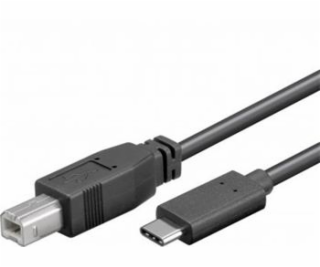 Kabel USB 3.1 konektor C/male - USB 2.0 konektor B/male ,1m