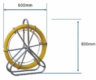 Protahovací pero sklolaminátové ve stojanu 6mm - 100m