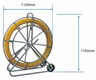 Protahovací pero sklolaminátové ve stojanu 9mm - 200m