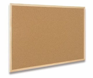 Nástěnka CLASSIC Cork Board Eco 40x60cm, korek, dřevěný rám