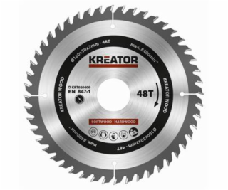 Pilový kotouč Kreator KRT020409 na dřevo 160mm, 48T