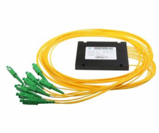 Splitter PLC optický -1x8, 1260-1650nm, ABS box, SC/APC, ...