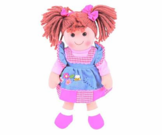 Panenka Bigjigs Toys látková Melody, 34 cm