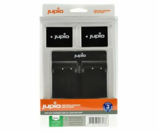 Set Jupio 2x NP-W126 - 1260 mAh + Dual charger pro Fujifilm