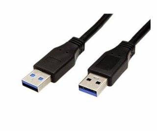 Kabel USB3.0 A(M) - USB3.0 A(M) SuperSpeed 5Gbps 1 m, černý