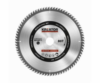 Pilový kotouč Kreator KRT020426 na dřevo 250mm, 80T