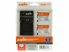 Set Jupio 2x NB-11L 680 mAh + USB Nabíječka