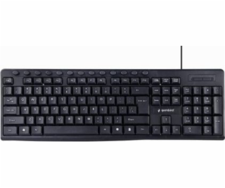 Gembird KB-UM-107 Multimedia keyboard black US-layout