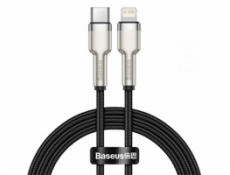 USB-C kábel pre Lightning Baseus Cafule, PD, 20W, 1m (čierny)