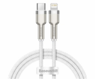 Baseus Dátový kábel Cafule USB-C/Lightning PD 20W 1m biely