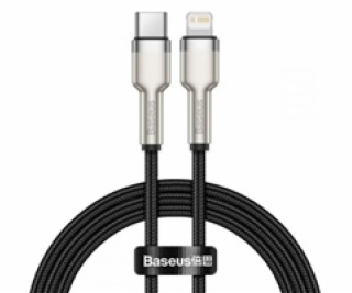 Baseus Dátový kábel Cafule USB-C/Lightning PD 20W 2m čierny