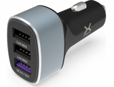 Car charger KRUX 3x USB QC 3.0