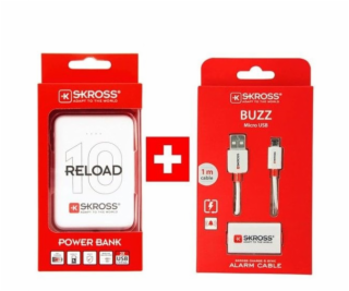 Skross promo powerbank 10000mAh + kabel