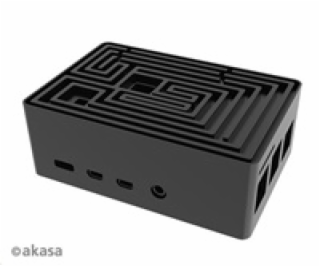 AKASA case Maze Pro, pro Raspberry Pi 4, hliník, černá