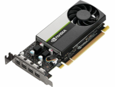 PNY NVIDIA T1000 LowProfile / 4GB GDDR6 / PCI-E / 4x mDP / 1x LP bracket v balení