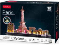 PUZZLE 3D CITY LINE LED PARIS - L525H