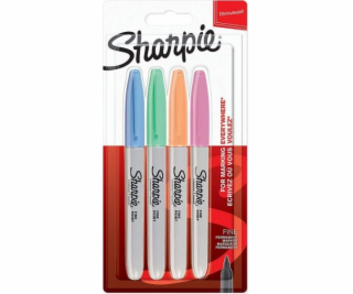 Sharpie 2065402 permanent marker Fibre tip Blue  Green  O...