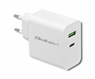 Qoltec 51718 Charger | 45W | 5-20V | 2.4-3A | USB typ C P...