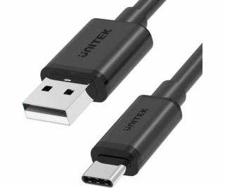 UNITEK KÁBEL USB USB-A - USB-C 50CM Y-C481BK BLACK