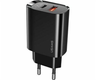 Usams nabíjačka USAMS Load. sieť. 1xUSB-C + 1xUSB T35 20W...