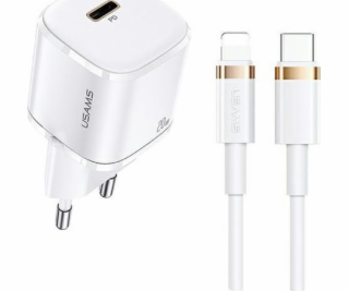 Usams nabíjačka USAMS Load. sieť. 1xUSB-C T36 mini 20W + ...