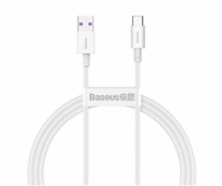 Kábel USB na USB-C radu Superior, 66W, 1m (biely)