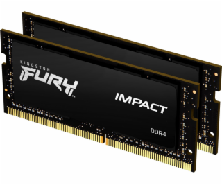 KINGSTON FURY Impact 32GB 2666MHz DDR4 CL15 SODIMM (Kit o...