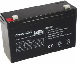 Green Cell AGM Battery 6V 12Ah - Battéria - 12.000 mAh Se...