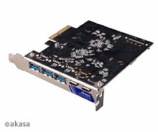 AKASA síťová karta USB 3.2 HOST card, 10Gbps USB 3.2 Gen ...