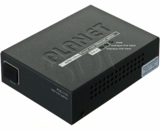 Planet POE-165S network media converter 1000 Mbit/s Black