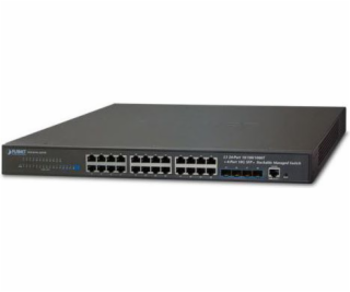 PLANET SGS-6341-24T4X network switch Managed L3 Gigabit E...