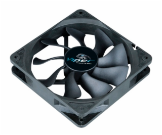 AKASA ventilátor Viper, Black Fan 12cm, 120x120x25mm, HDB...