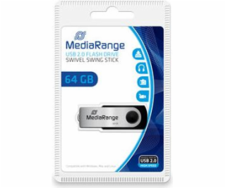 MediaRange Flexi-Drive 64 GB, USB-Stick MR912